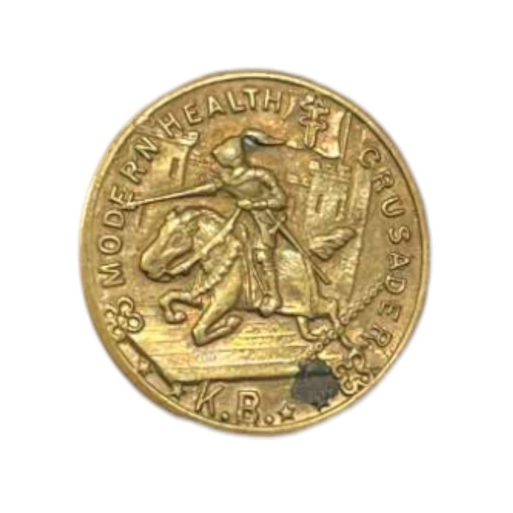 1920s Modern Health Crusader National Tuberculosis Assn. NY K.B. Pin